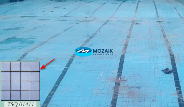 Keramik Kolam Renang Polos