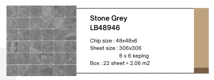 mozaik liberty stone grey
